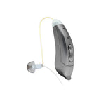 Dispositivo acustico Bluetooth elegante con controllo tramite app per anziani
