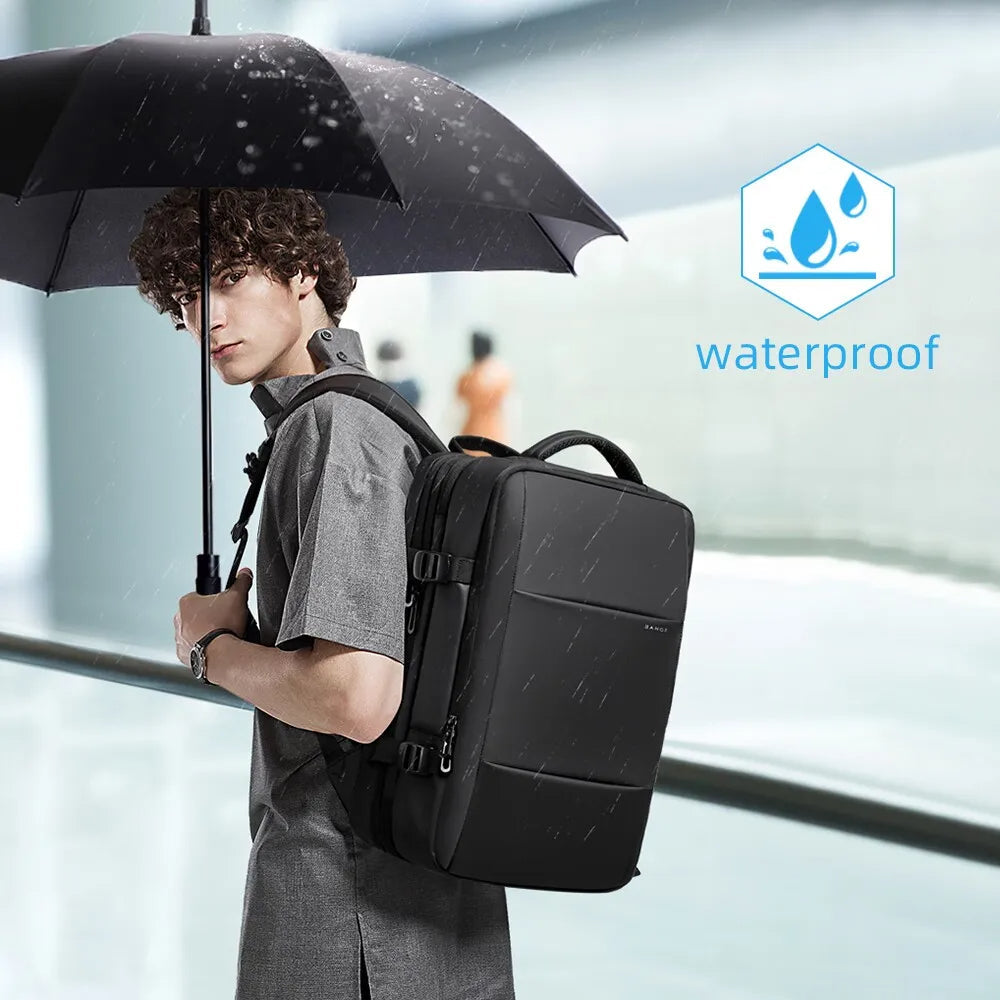 Langlebiger wasserdichter Reiserucksack mit erweiterbarem Fassungsvermögen für alle | Fioriscas