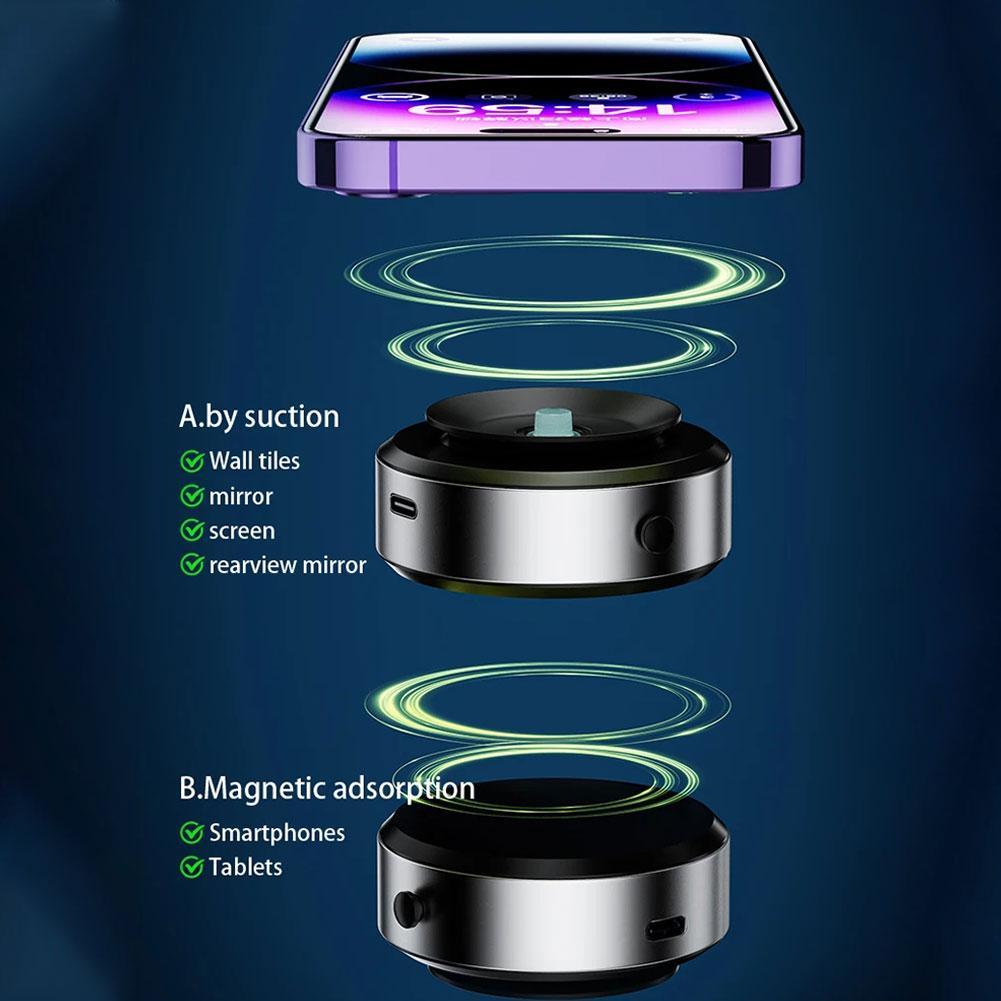 Magnetický držák telefonu do auta s přísavkou a otáčením o 360°