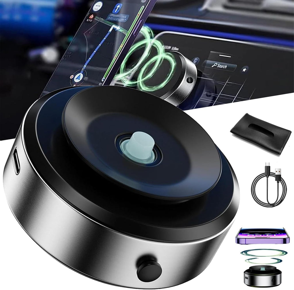 Magnetický držák telefonu do auta s přísavkou a otáčením o 360°