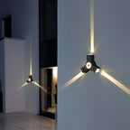Ovelo Modern Waterproof Minimalist Cross Outdoor Wall Light Garden/Corridor - Neutralighting