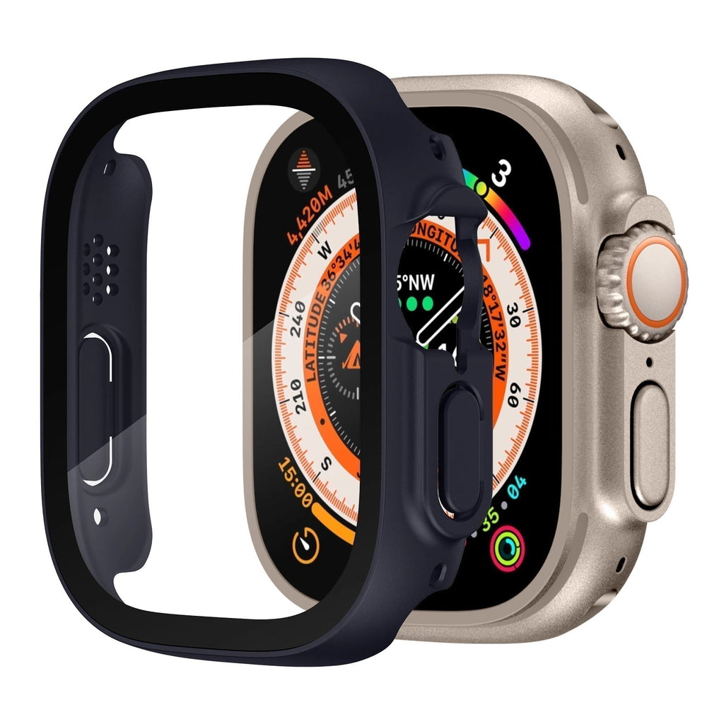 NovaGuard Snap-On Apple Watch Case With Tempered Glass Screen Cover