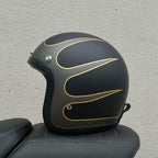 Retro Chopper Half Helmet, DOT & ECE Certified, VesperRyder