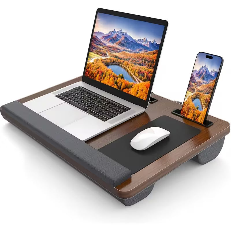 Tabuleiro versátil para computador portátil, para a cama ou o sofá, com altura ajustável | Fioriscas