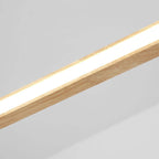 LumaWood houten en metalen led-hanglamp voor eetkamers, 2 lengtes