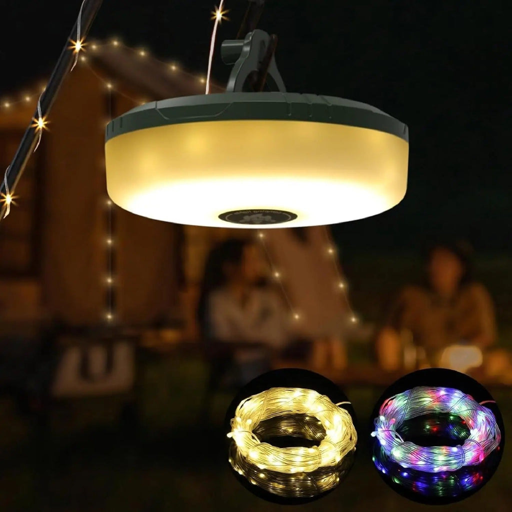 Linterna versátil para camping al aire libre con ocho modos de iluminación | Fioriscas