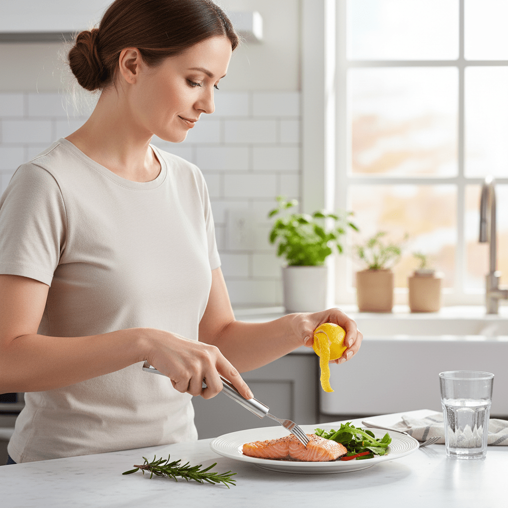 Coupe-fruits avec fourchette intégrée pour savourer rapidement un en-cas - Fioriscas
