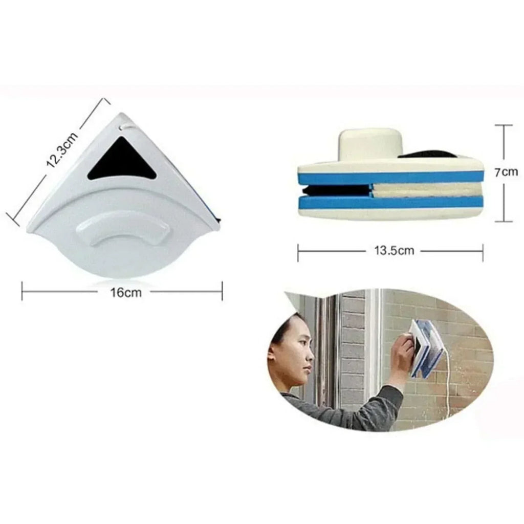 Nettoyeur de vitres magnétique double face, kit ClearMag pour vitres de 3 à 8 mm