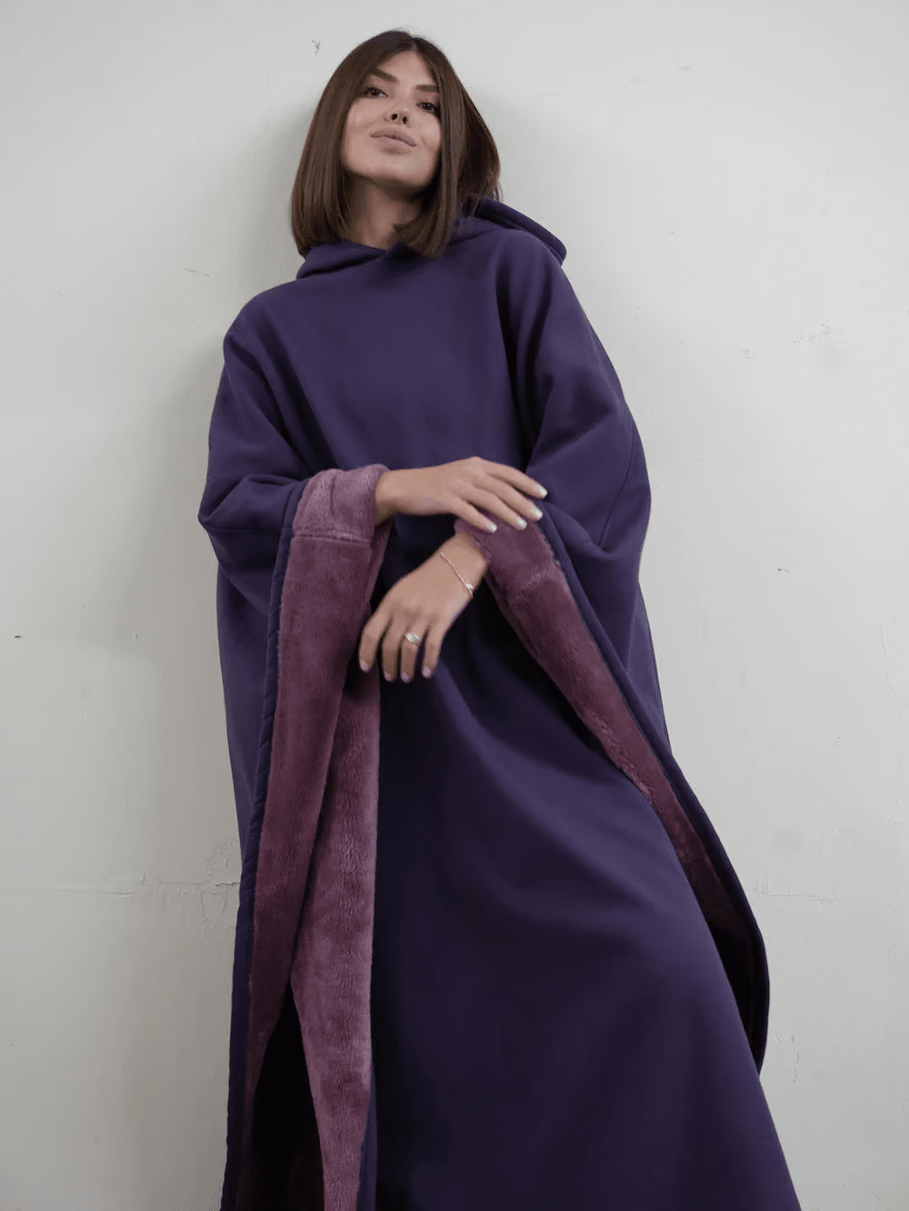 Oversized Fleece Hoodie, AstraWeave Ultra-Soft Cozy Fit