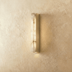 NovaLume Alabaster Wall Sconce With Marble Finish Edition