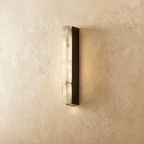 NovaLume Alabaster Wall Sconce With Marble Finish Edition