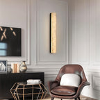 NovaLume Alabaster Wall Sconce With Marble Finish Edition