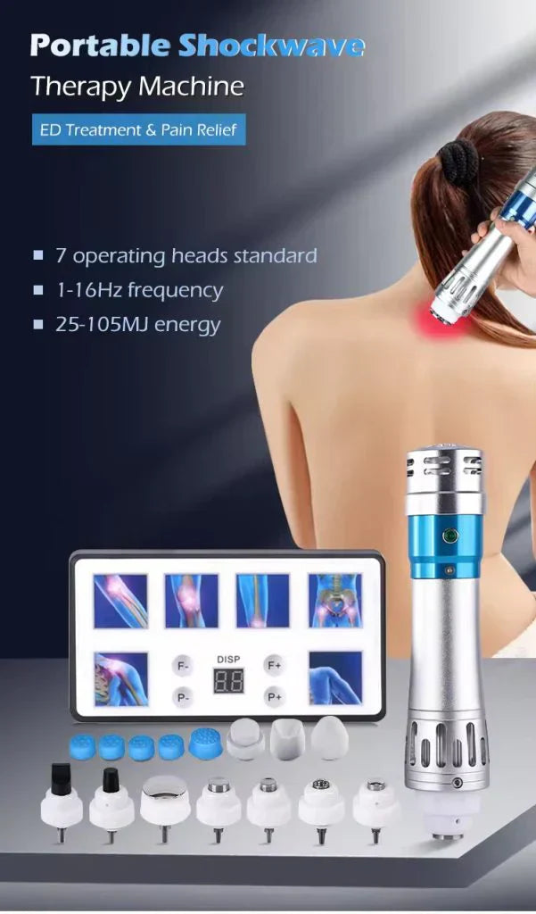Portable At-Home Shockwave Device For Men's Wellness And Comfort