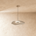 Lampada a Sospensione Luna Ripple con Bagliore Morbido e Caldo in Elegante Forma Ondulata