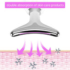 LED Facial Massager, Vibration & Heat Skincare Tool for Face and Neck