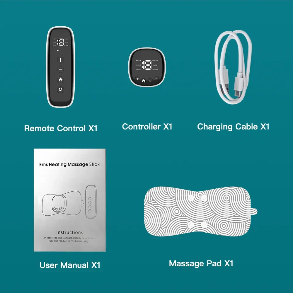 Cerotto termico EMS wireless per la tensione muscolare e il recupero quotidiano | Fioriscas