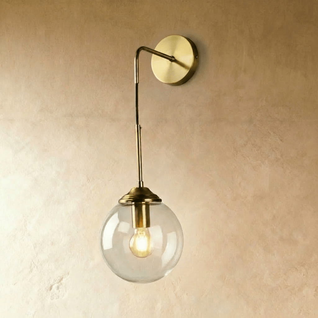 Klasická nástěnná lampa HorizonAura s moderním ambientním osvětlením  