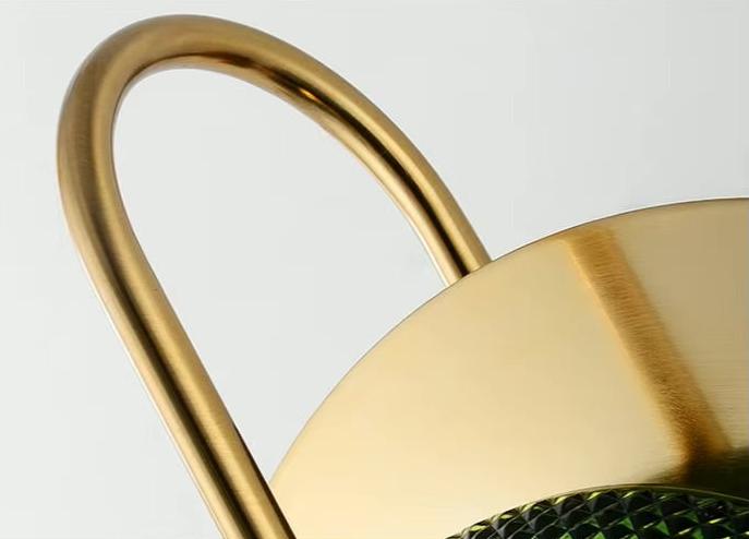Liora Glass Wall Sconce, E27 LED Light for Bedrooms & Hallways