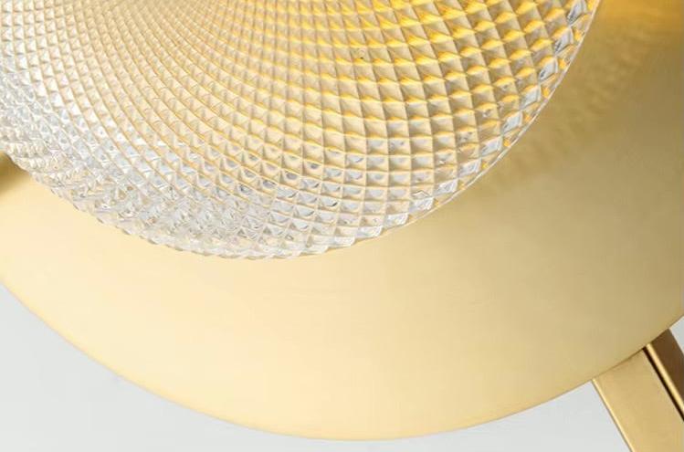 Liora Glass Wall Sconce, E27 LED Light for Bedrooms & Hallways