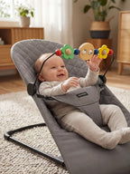 Transat pour bébé pliable avec arche d’activités, de 0 à 2 ans