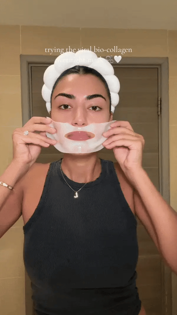 Bio-Collagen Hydrating Face Mask By NysaGlow, Overnight Radiance Boost