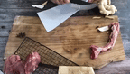 Japanese-Style Chef Knife, OrionKoi Wood-Handle Stainless Blade
