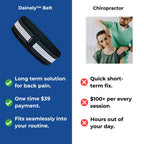 NovaFlex Lumbar Belt For Back And Hip Support And Comfort