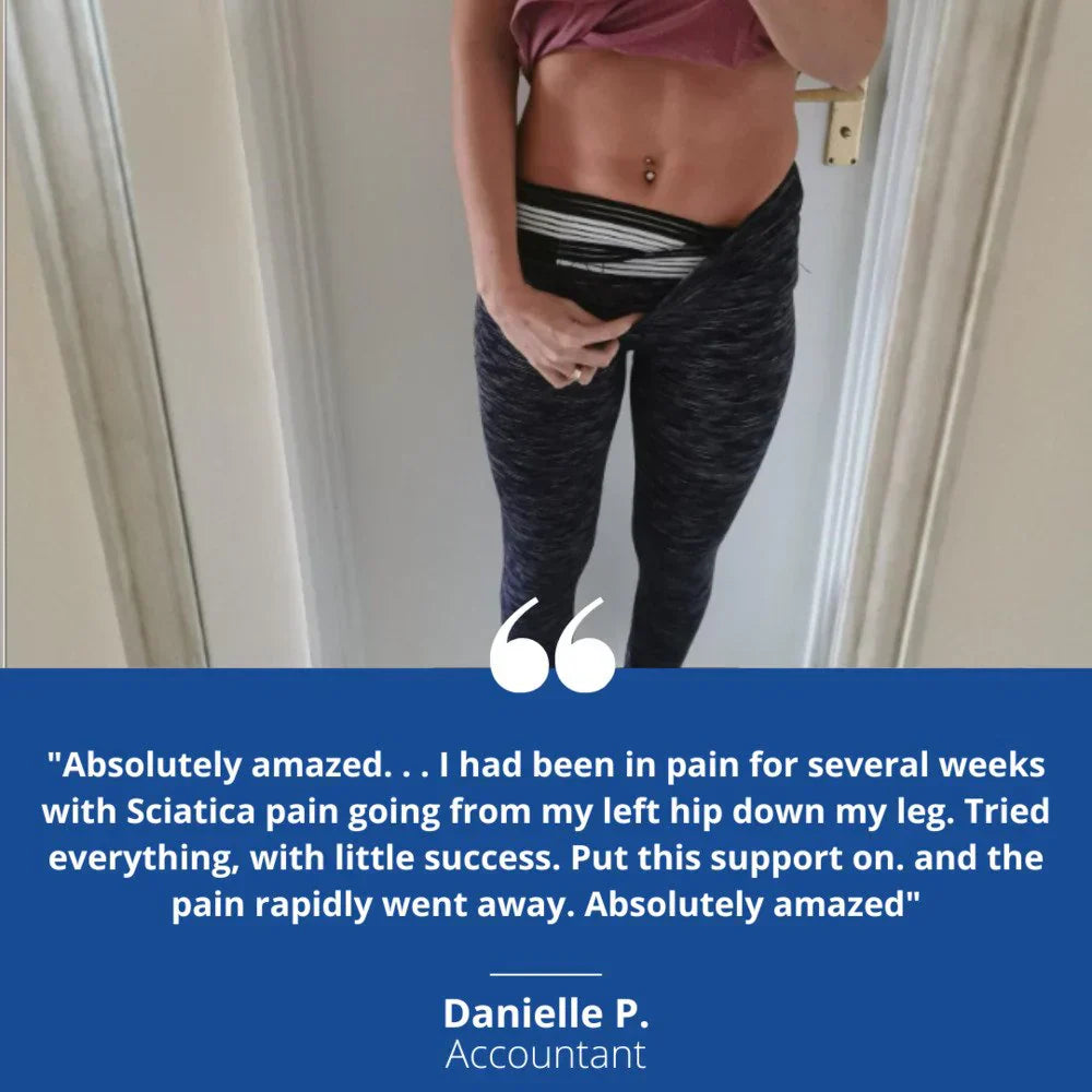 NovaFlex Lumbar Belt For Back And Hip Support And Comfort
