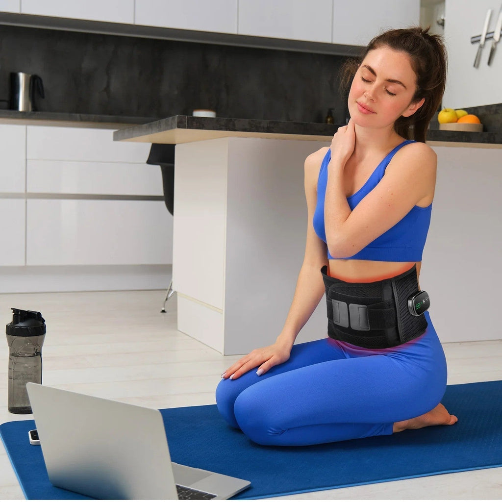 LumaFlex 630nm pás pro terapii červeným světlem s vyhříváním a vibracemi