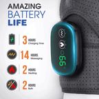 SolaceFlex Shoulder Massager With Heated Pad And Neoprene Brace Wrap