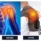 SolaceFlex Shoulder Massager With Heated Pad And Neoprene Brace Wrap