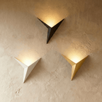 Luz de Parede Minimalista NovaLine com Três Acabamentos Metálicos para Casas Modernas