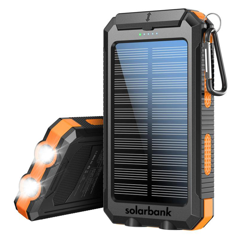 Solární powerbanka SolarPulse 20000mAh s LED svítilnou