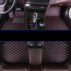 Car & SUV Floor Mats, Vegan Leather with Memory Foam Cushioning