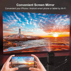 Android 4K WiFi -kannettava projektori kotiteatteriin | Fioriscas