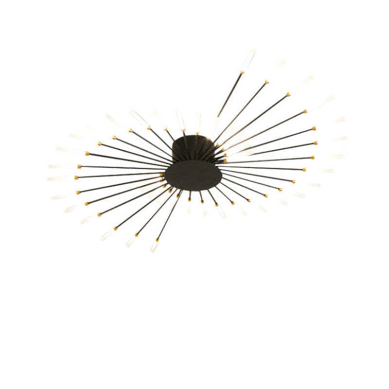 Asterra Albina Metal- og akryl-loftlampe til planmontering, 12 W til 42 W LED