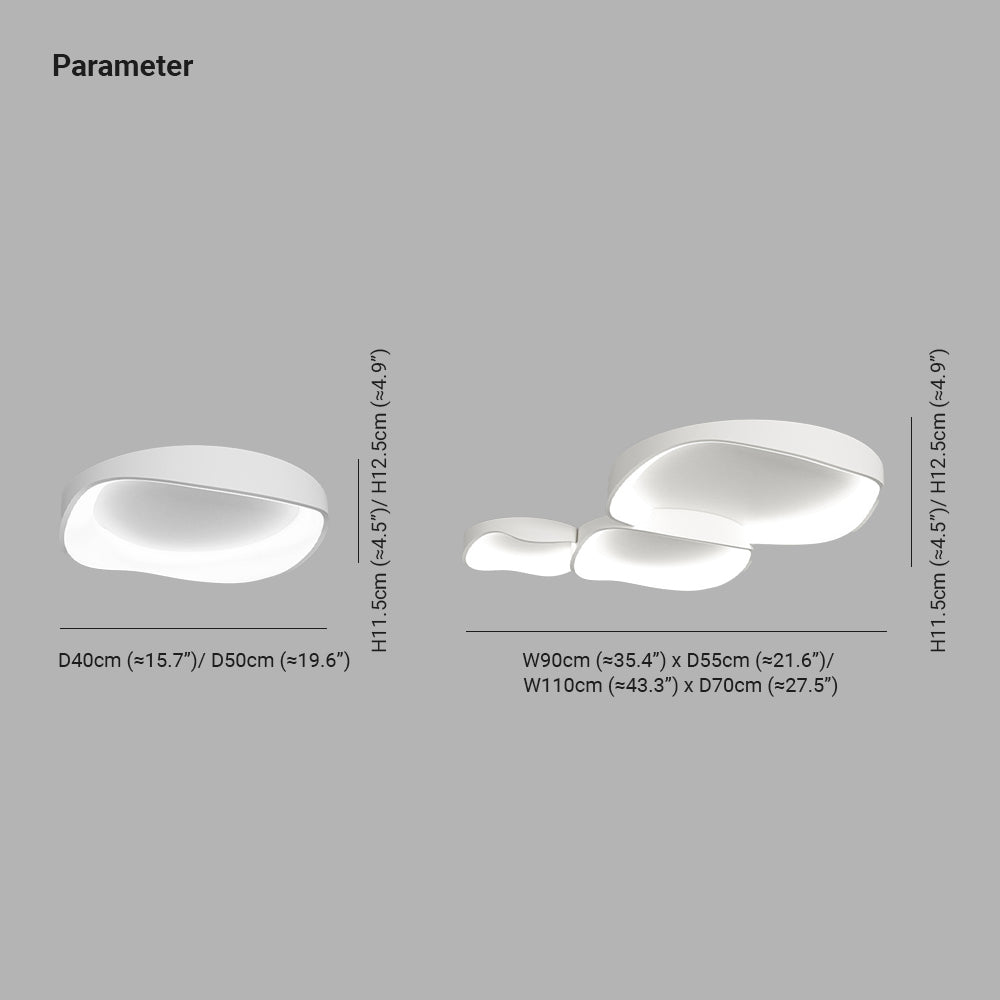 Arisha moderne golf opbouw plafondlamp | Fioriscas
