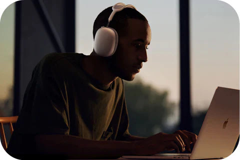 Trådløse over-ear hovedtelefoner med Bluetooth 5.0 og 10 timers afspilningstid