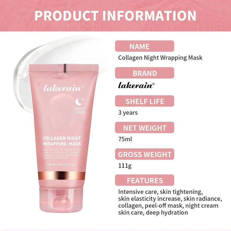 Collagen Night Mask With Hydration Ceramide For All Skin Types | Fioriscas