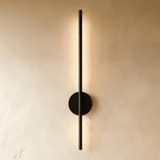 Bezdrátové nástěnné svítidlo LumaArc, minimalistický hliníkový nástěnný držák  