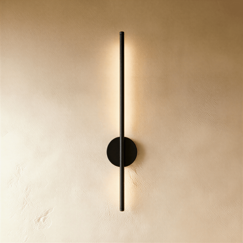 Bezdrátové nástěnné svítidlo LumaArc, minimalistický hliníkový nástěnný držák  