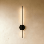 Bezdrátové nástěnné svítidlo LumaArc, minimalistický hliníkový nástěnný držák  