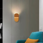 AeroLume Sculpted Wall Lamp In Black Or White Finish