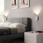 AeroLume Sculpted Wall Lamp In Black Or White Finish