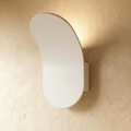 AeroLume Sculpted Wall Lamp In Black Or White Finish