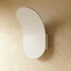 AeroLume Sculpted Wall Lamp In Black Or White Finish