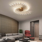 Asterra Albina Metal- og akryl-loftlampe til planmontering, 12 W til 42 W LED