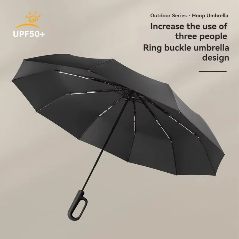 Guarda-chuva para mochila com clipe, para um acesso fácil com uma só mão | Fioriscas