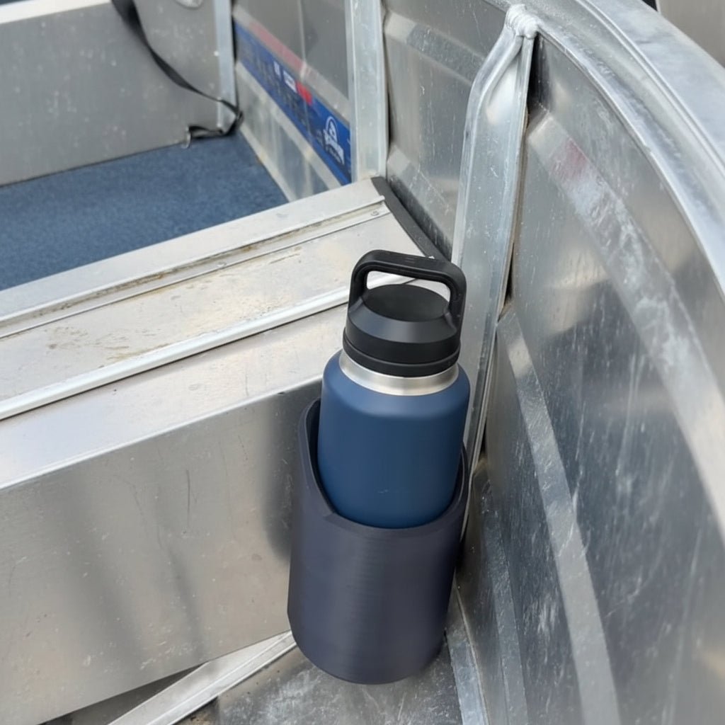 Rugged Magnetic Water Bottle Mount Holder For Metal Surfaces | Fioriscas