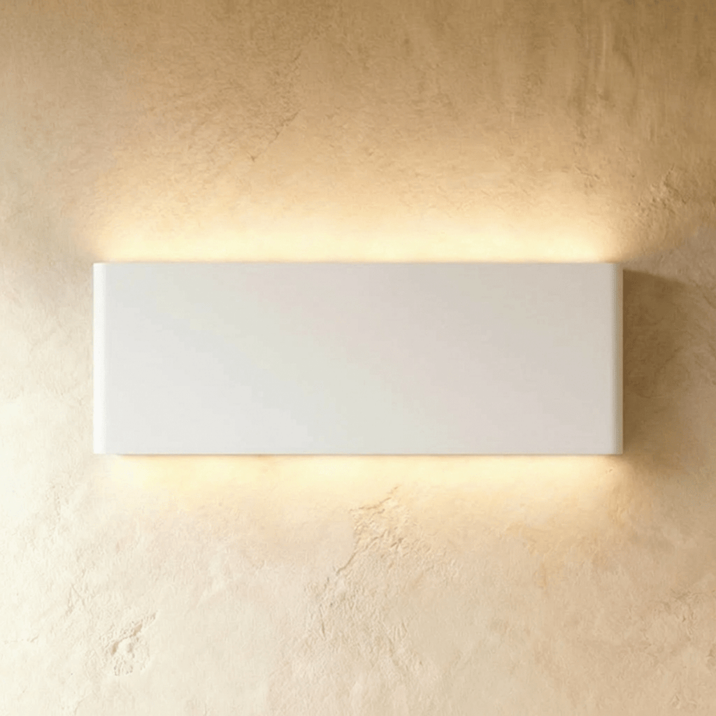 LumaRect Aluminum Wall Light Modern Minimalist Rectangular Lamp